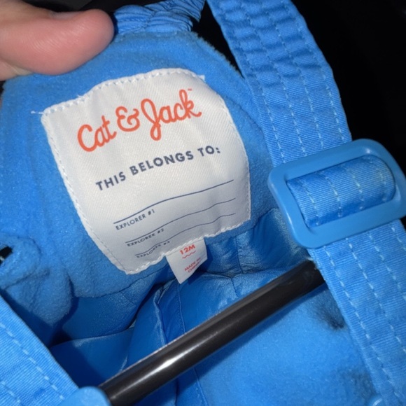 Blue Kids Snow Bibs size 12 months NWT - Picture 5 of 5